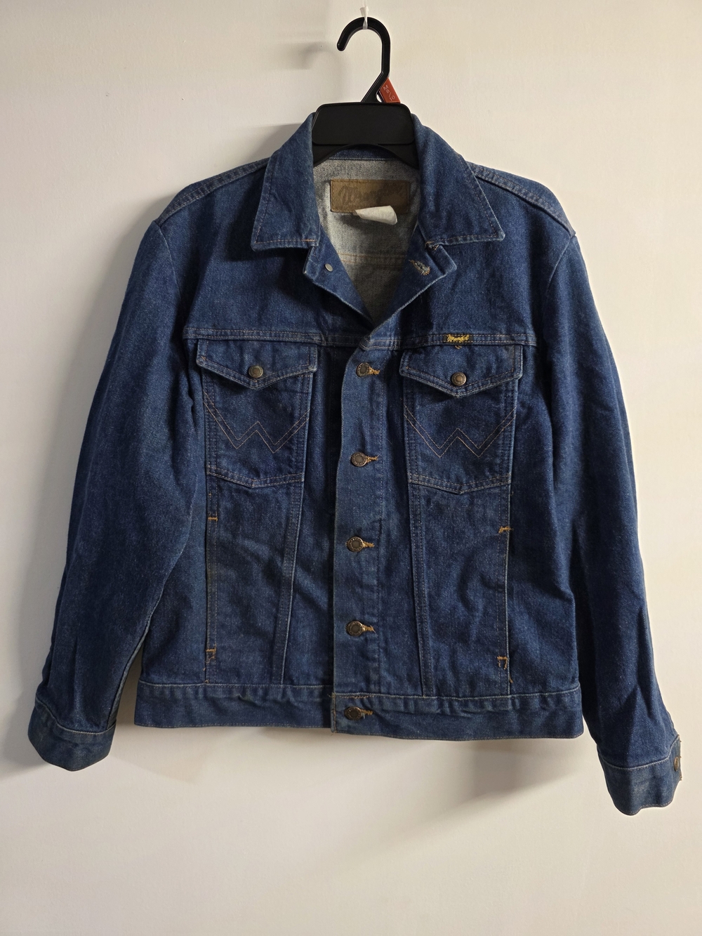 Wrangler Denim Jacket Blue Trucker Western Jean Jacket USA Made Style